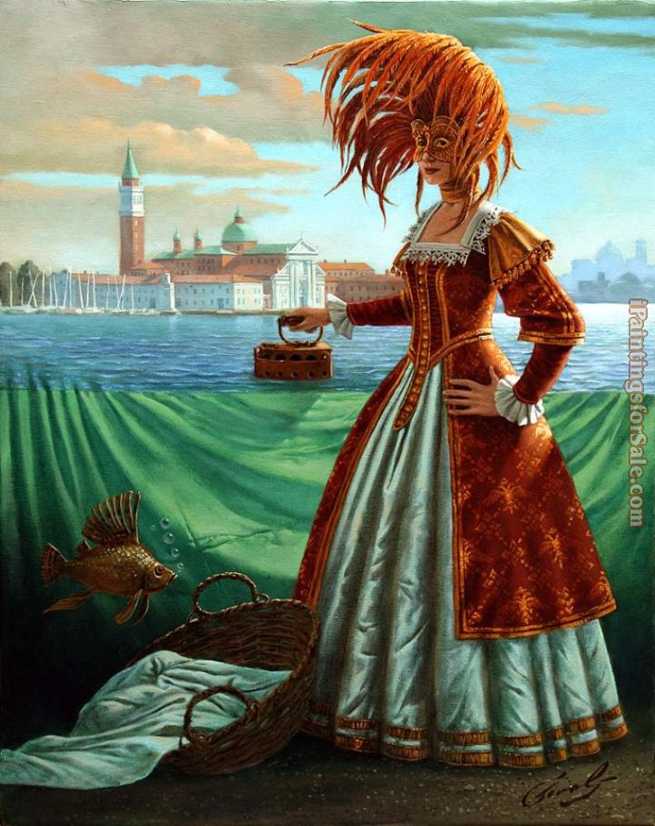 Michael Cheval Tidying a Tide